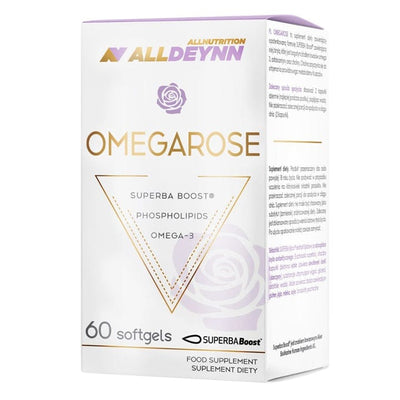 Allnutrition Health and Wellbeing AllDeynn Omegarose - 60 softgels