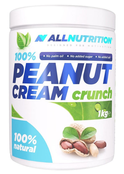 Allnutrition Health Foods 100% Peanut Cream, Crunch - 1000 grams