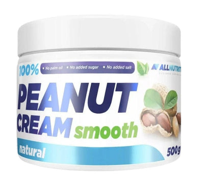 Allnutrition Health Foods 100% Peanut Cream, Smooth - 500 grams