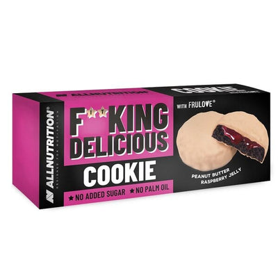 Allnutrition Health Foods Fitking Delicious Cookie, Peanut Butter Raspberry Jelly - 128 grams