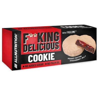 Allnutrition Health Foods Fitking Delicious Cookie, Peanut Butter Strawberry Jelly - 128 grams