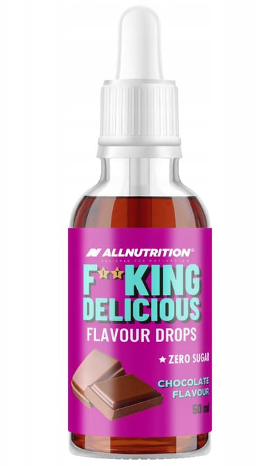 Allnutrition Health Foods Fitking Delicious Flavour Drops, Chocolate - 50 ml.