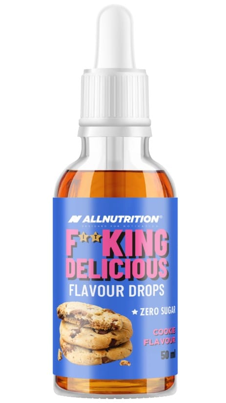 Allnutrition Health Foods Fitking Delicious Flavour Drops, Cookie - 50ml