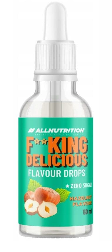 Allnutrition Health Foods Fitking Delicious Flavour Drops, Hazelnut - 50 ml.