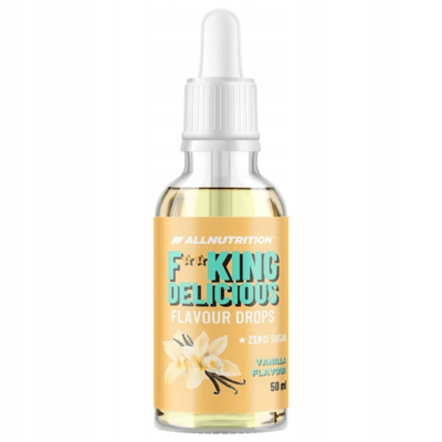 Allnutrition Health Foods Fitking Delicious Flavour Drops, Vanilla - 50ml
