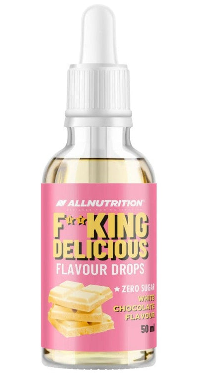 Allnutrition Health Foods Fitking Delicious Flavour Drops, White Chocolate - 50 ml.