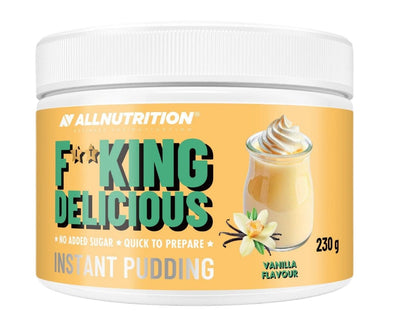 Allnutrition Health Foods Fitking Delicious Instant Pudding, Vanilla - 230 grams