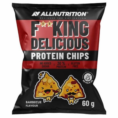 Allnutrition Health Foods Fitking Delicious Protein Chips, Barbecue - 60 grams
