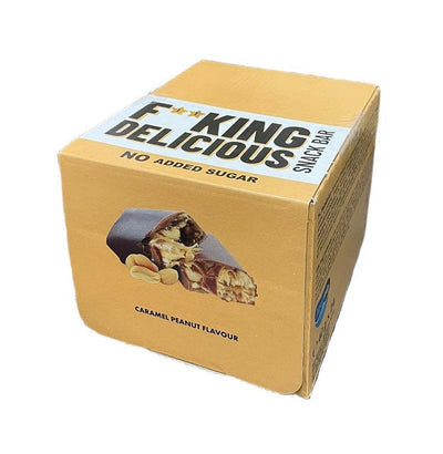 Allnutrition Health Foods Fitking Delicious Snack Bar, Caramel Peanut - 24 x 40g