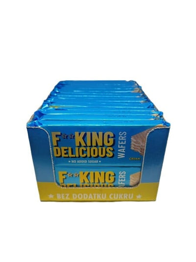Allnutrition Health Foods Fitking Delicious Wafers, Cream - 32 x 80g