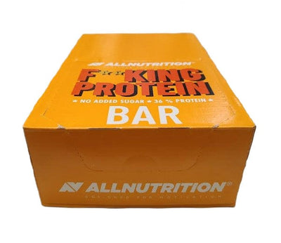 Allnutrition Health Foods Fitking Protein Bar, Caramel Peanut - 15 x 55g