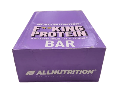 Allnutrition Health Foods Fitking Protein Bar, Cookie Cream - 15 x 55g