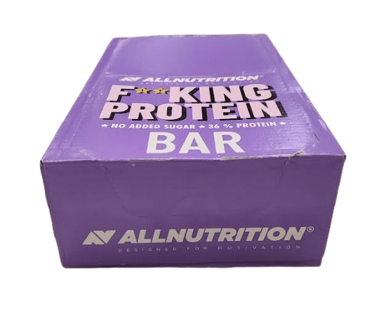 Allnutrition Health Foods Fitking Protein Bar, Cookie Cream - 15 x 55g