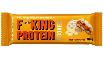 Allnutrition Health Foods Fitking Protein Cookies, White Peanut - 6 cookies