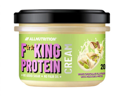 Allnutrition Health Foods Fitking Protein Cream, White Chocolate with Pistachio Pieces - 200 grams