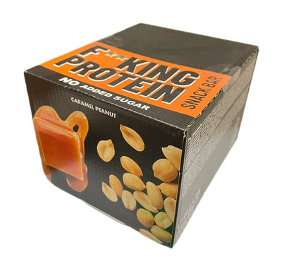 Allnutrition Health Foods Fitking Protein Snack Bar, Caramel Peanut - 24 x 40g