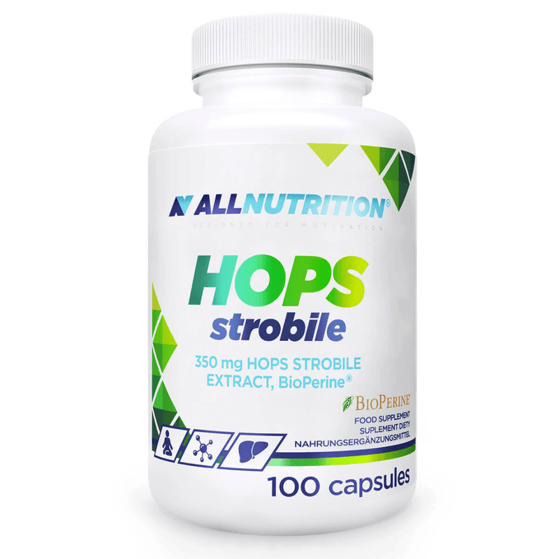 Allnutrition Nootropics & Supplements Hops Strobile, 350mg - 100 caps
