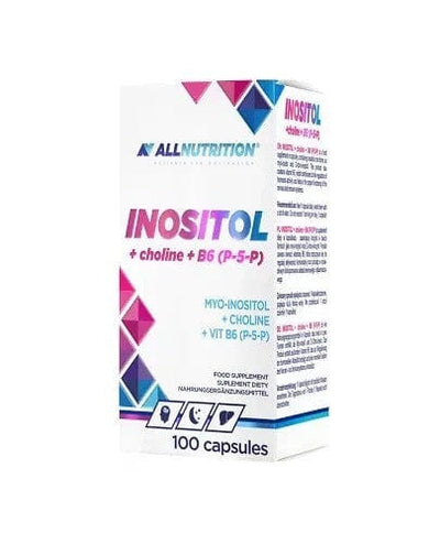 Allnutrition Nootropics & Supplements Inositol + Choline + B6 (P-5-P) - 100 caps