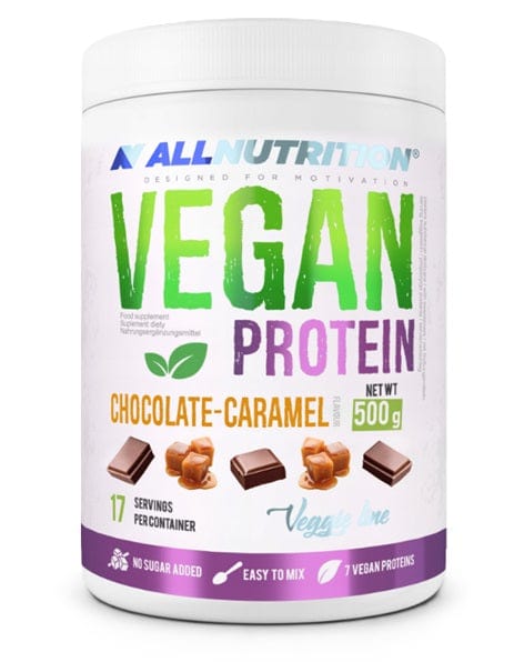 Allnutrition Protein Vegan Protein, Chocolate Caramel - 500 grams