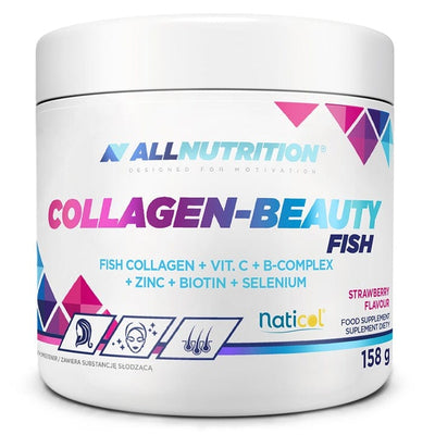 Allnutrition Supplements Collagen-Beauty Fish, Strawberry - 158 grams