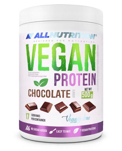 Allnutrition Vegan Protein, Chocolate - 500g