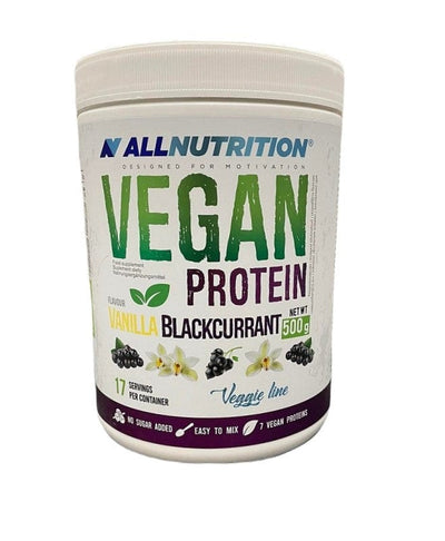 Allnutrition Vegan Protein, Vanilla Blackcurrant - 500g