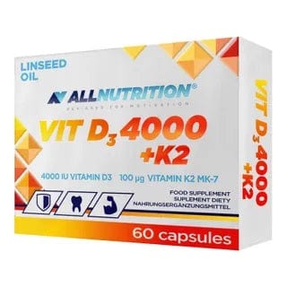 Allnutrition Vit D3 4000 + K2 - 60 caps