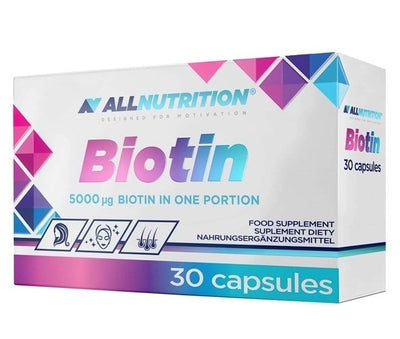 Allnutrition Vitamins & Minerals Biotin, 5000mcg - 30 caps
