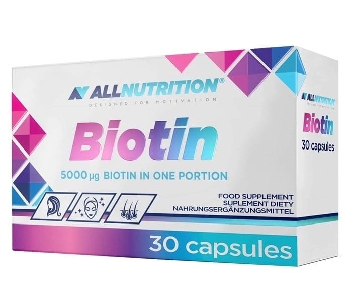 Allnutrition Vitamins & Minerals Biotin, 5000mcg - 30 caps