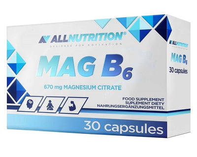 Allnutrition Vitamins & Minerals MAG B6, 670mg - 30 caps