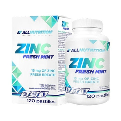 Allnutrition Vitamins & Minerals Zinc, 15mg (Fresh Mint) - 120 pastilles
