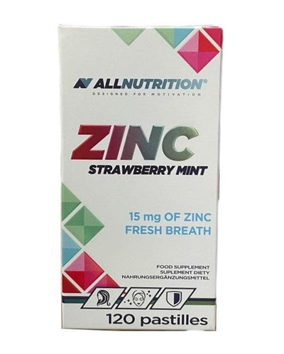 Allnutrition Vitamins & Minerals Zinc, 15mg (Strawberry Mint) - 120 pastilles