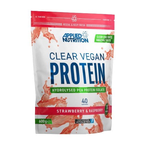 Applied Nutrition Clear Vegan Protein, Strawberry & Raspberry - 600g