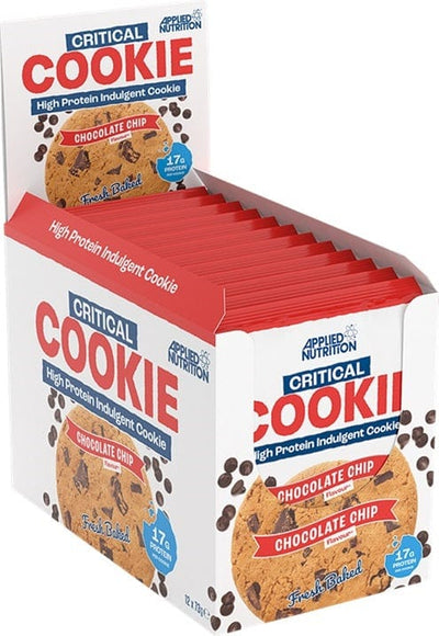 Applied Nutrition Health Foods Critical Cookie, Chocolate Chip - 12 x 73g