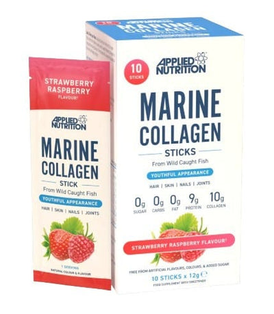 Applied Nutrition Joint Support Marine Collagen Sticks, Strawberry Raspberry - 10 x 12g