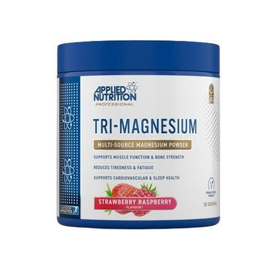 Applied Nutrition Nootropics & Supplements Tri-Magnesium, Strawberry Raspberry - 200g