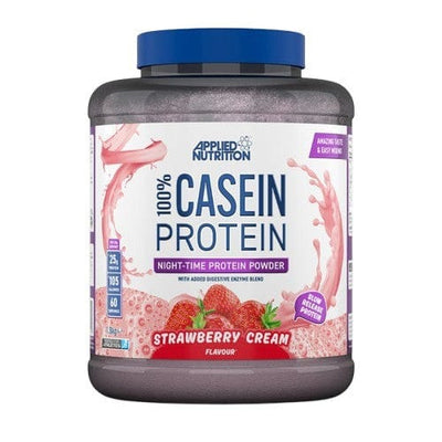 Applied Nutrition Protein 100% Casein Protein, Strawberry Cream - 1800 grams