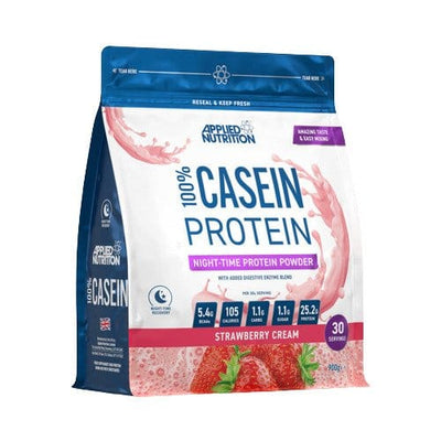Applied Nutrition Protein 100% Casein Protein, Strawberry Cream - 900 grams