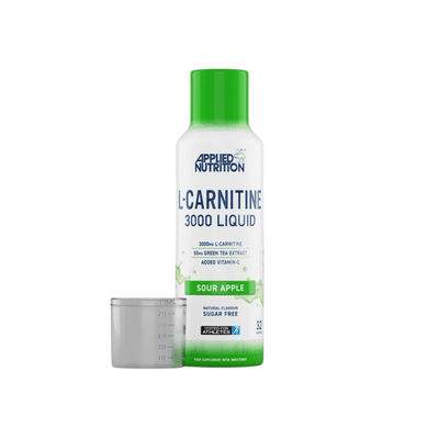 Applied Nutrition Slimming and Weight Management L-Carnitine Liquid 3000, Sour Apple - 480ml
