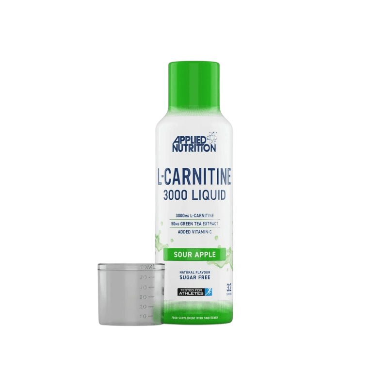 Applied Nutrition Slimming and Weight Management L-Carnitine Liquid 3000, Sour Apple - 480ml