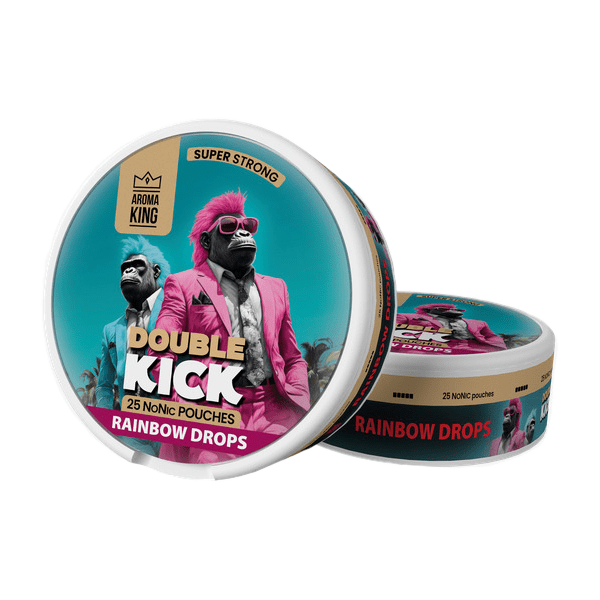 Aroma King Smoking Products 50mg Aroma King Double Kick NoNic Pouches - 25 Pouches