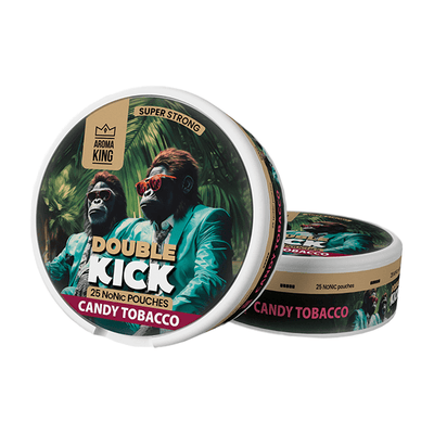 Aroma King Smoking Products Candy Tobacco 50mg Aroma King Double Kick NoNic Pouches - 25 Pouches