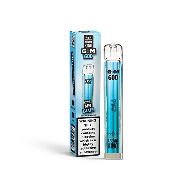 Aroma King Vaping Products 0mg Aroma King GEM 600 Disposable Vape Device 600 Puffs