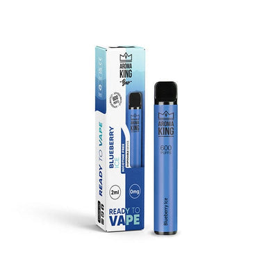 Aroma King Vaping Products Blueberry Bubblegum 0mg Aroma King Bar 600 Disposable Vape Device 600 Puffs