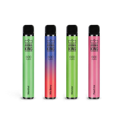 Aroma King Vaping Products Blueberry Bubblegum 0mg Aroma King Bar 600 Disposable Vape Device 600 Puffs