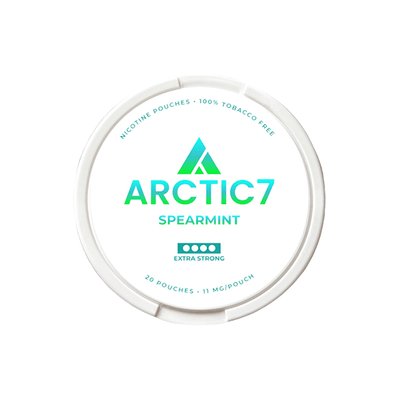 Artic7 Smoking Products 11mg Arctic7 Spearmint Slim Nicotine Pouches - 20 Pouches