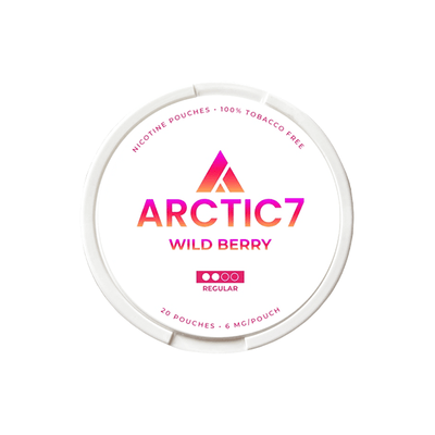 Artic7 Smoking Products 6mg Arctic7 Wild Berry Slim Nicotine Pouches - 20 Pouches