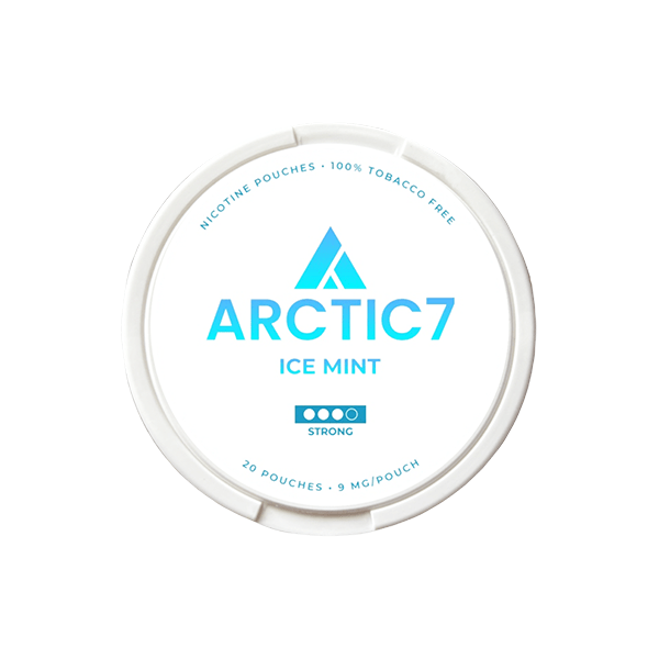 Artic7 Smoking Products 9mg Arctic7 Ice Mint Slim Nicotine Pouches - 20 Pouches