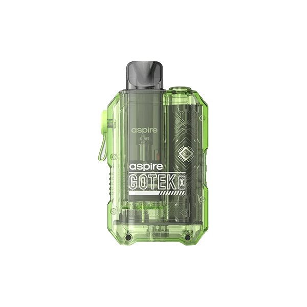 Aspire Vaping Products Translucent Green Aspire Gotek X Pod Kit
