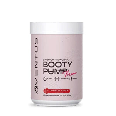 Aventus Supplements Booty Pump - Premium Pre-Workout, Mami Tropical Punch - 390g